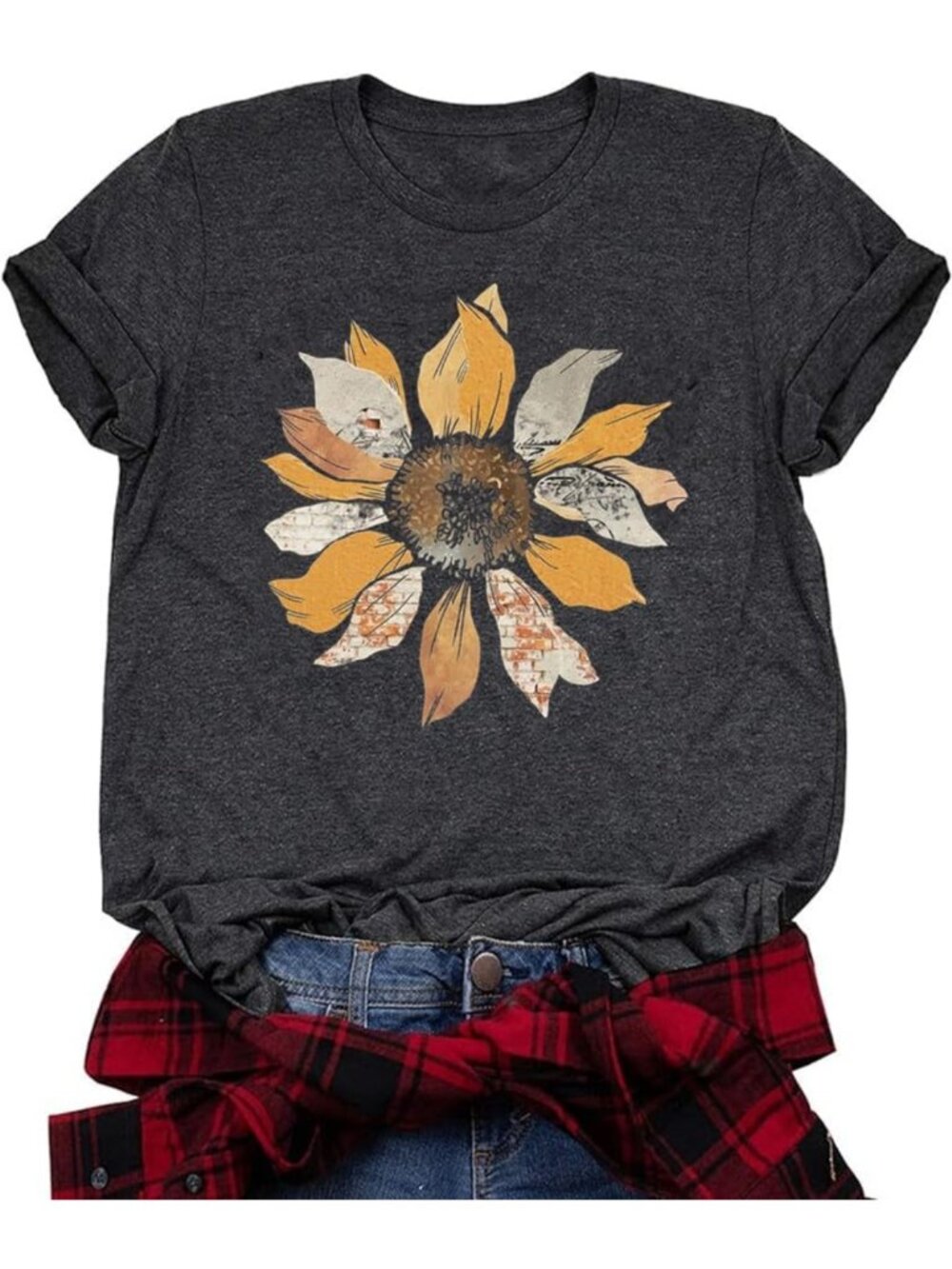 Boho Vintage Floral Butterfly Graphic Tee | Cottagecore Garden Lover Top
